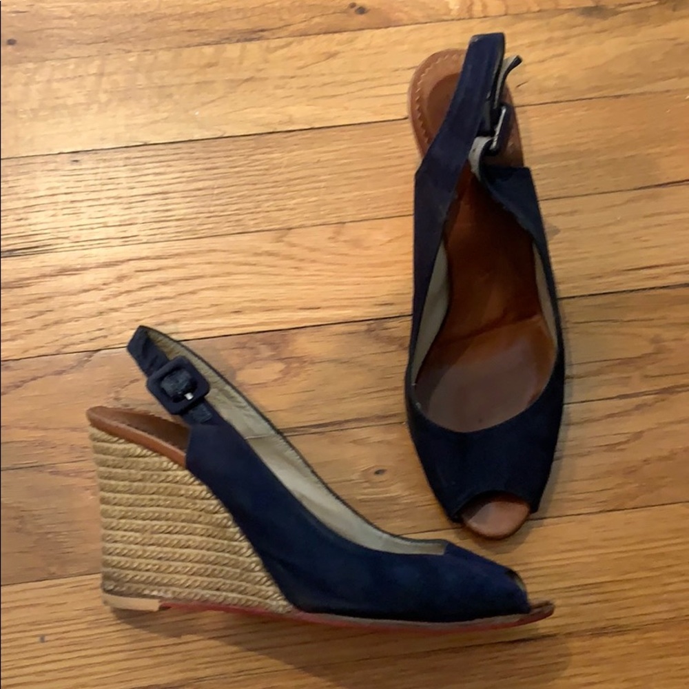 Christian Louboutin wedge espadrille